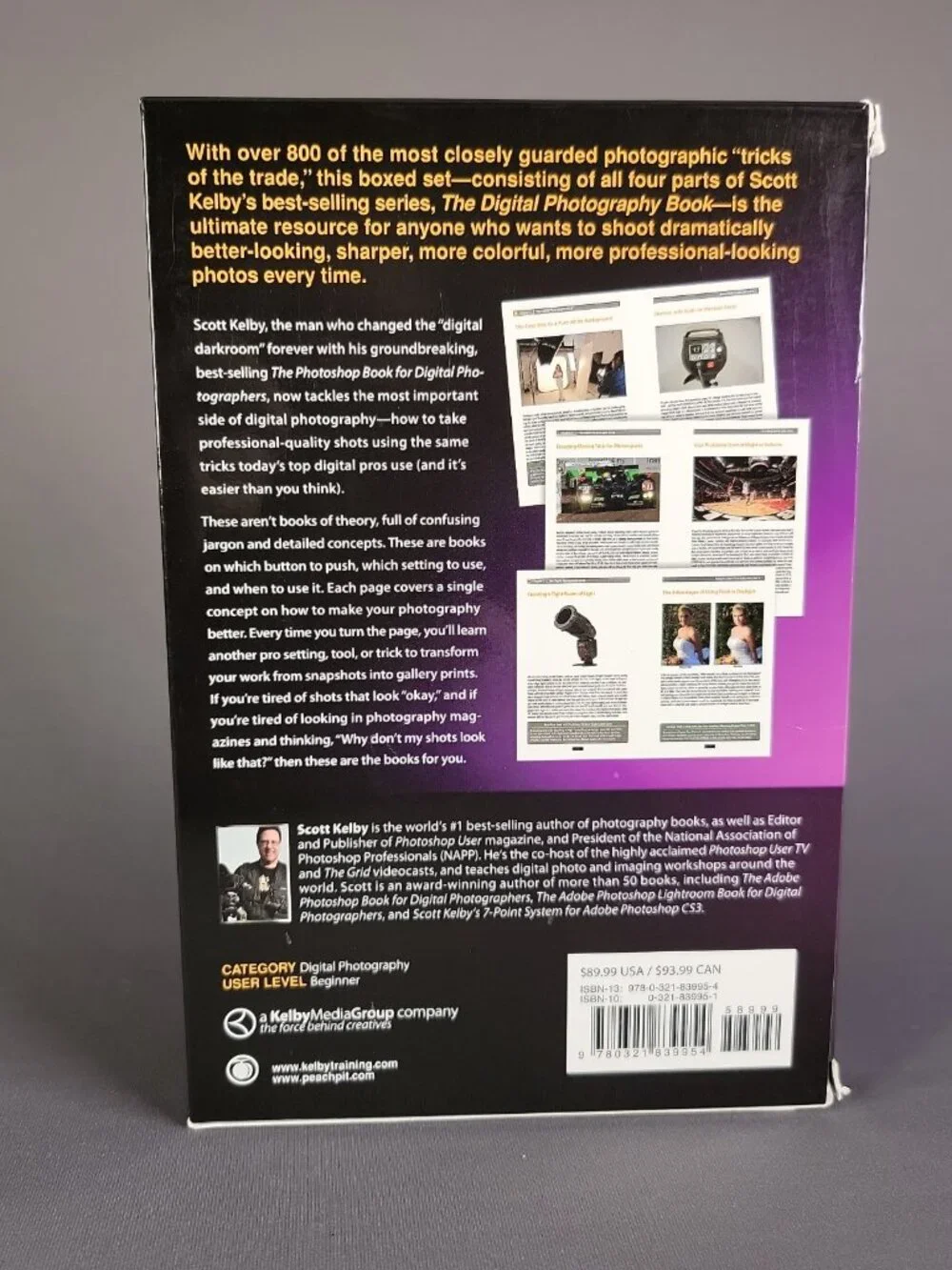 Scott Kelby's Digital Photography Boxed Set Volumes 1 2 3 &4 by Scott Kelby